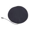 USB Heating Pad for Small Pets PU Leather Round Heated Plate 3 Levels Temperature