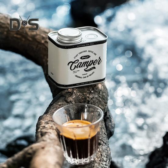 Versiegeltes Glas für 150 g Kaffeebohnen, für den Außenbereich, lange Lebensdauer, Lebensmittelqualität, Frischhaltebehälter für Zuhause, Camping