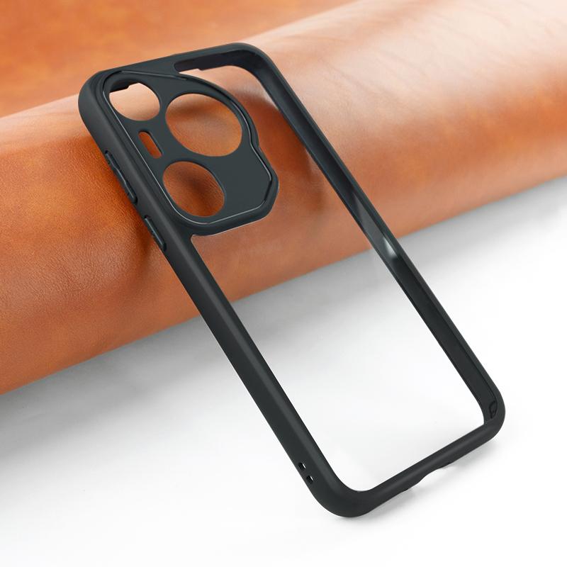 

For Huawei Pura 70 Ultra Case Anti-Scratch Hard PC Soft TPU Transparent Phone Cover A