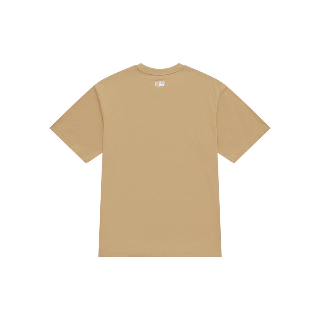 New MLB Boston Red Sox Basic Collection SS25 T Shirt Unisex Light Beige Yellow 3ATSB0253-43BGL