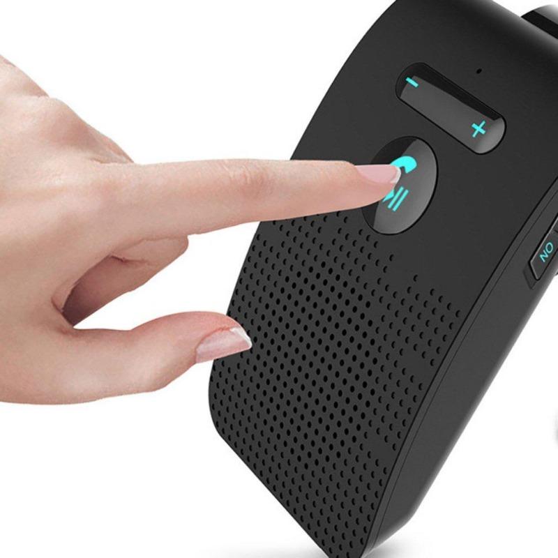 1PC Bluetooth Car Speakerphone with DSP Noise Suppression and Echo Cancellation
