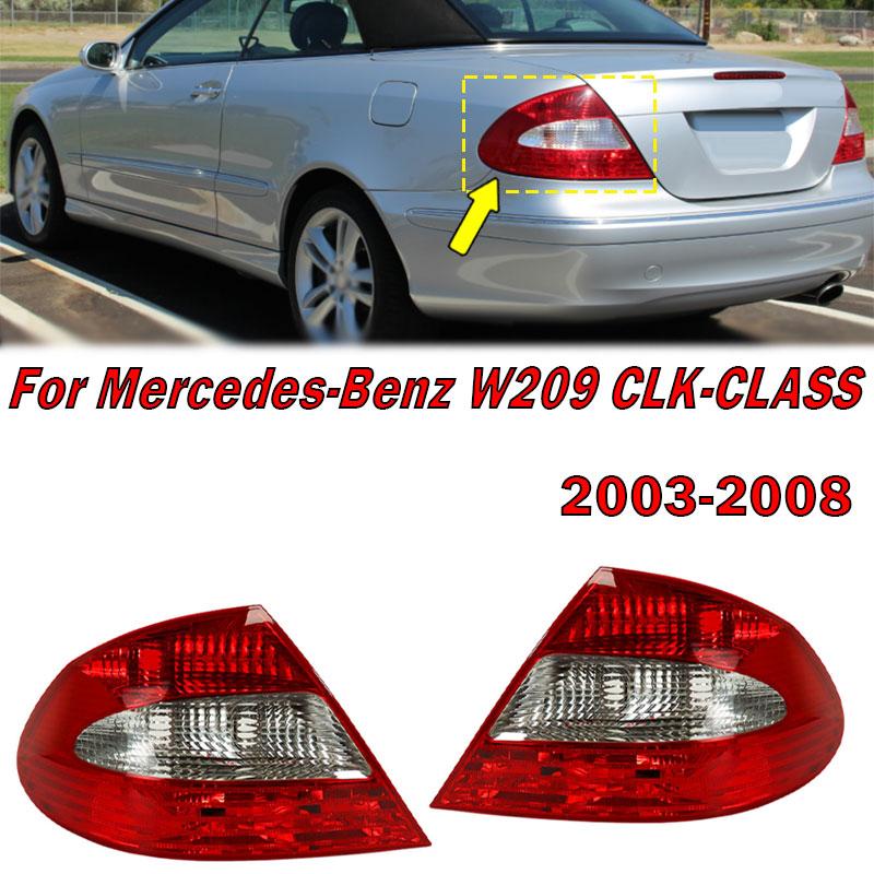For Mercedes-Benz W209 CLK-Class 2003-2008 Rear Tail Light Brake Light Driving Light Taillight Housing Without Bulbs A2098201664
