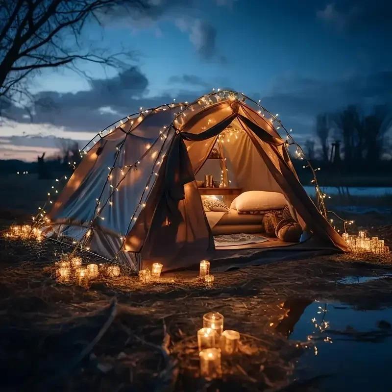 LED Solar Light String 8 Functions Outdoor Waterproof Lawn Starry Sky Christmas Garden Courtyard Decoration Atmosphere Lights