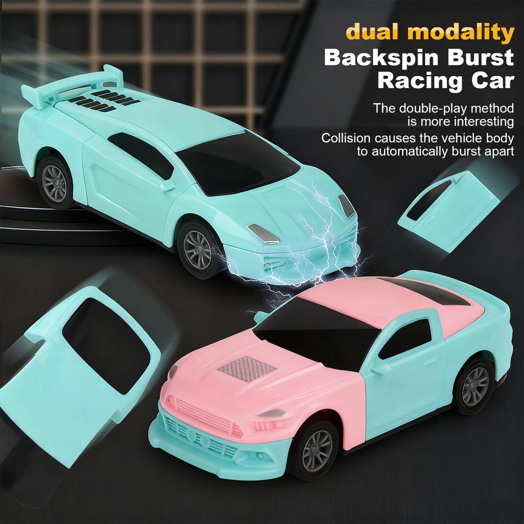 Children's Toy Pullback Collision Explosion Car Assembly Off-road Sports Car Model -mode Flying Car