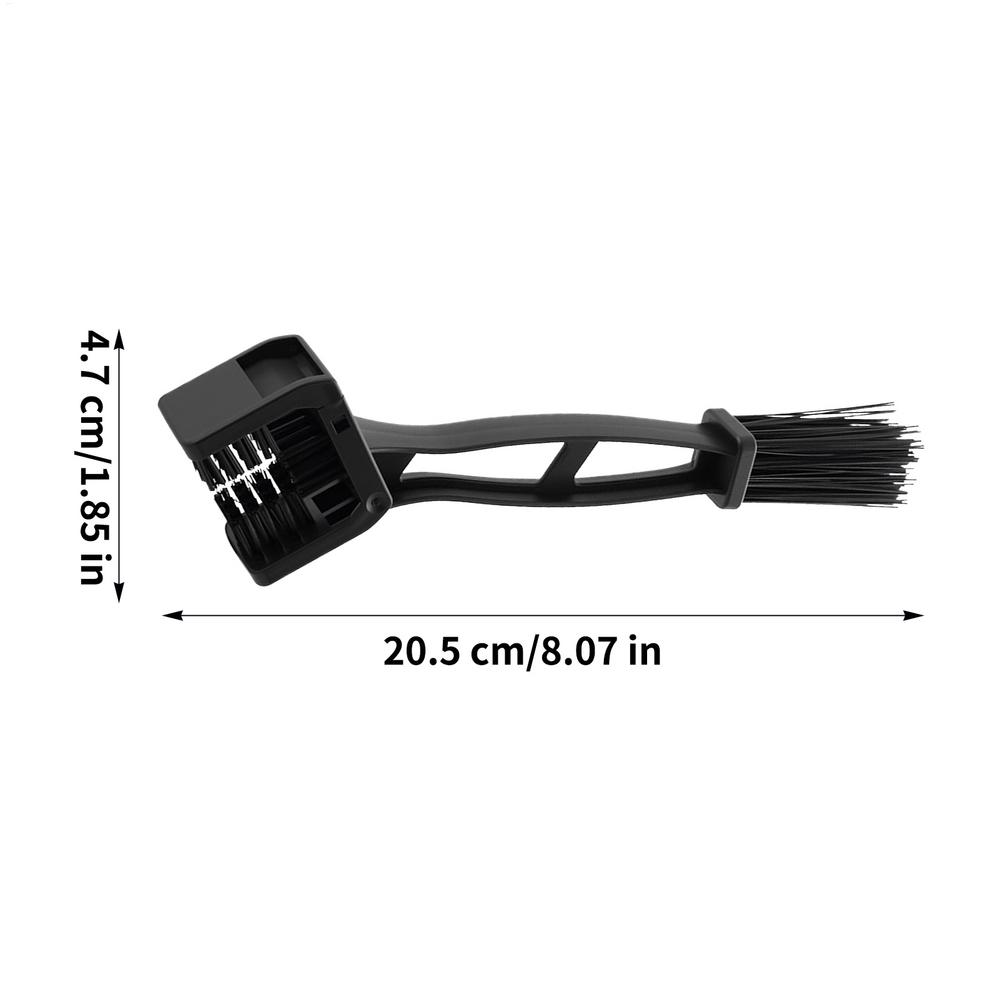 

Щетка для чистки цепи велосипеда и мотоцикла, прочный скруббер для удаления грязи и смазки с велосипеда, обслуживание для велоспорта и мотокросса чёрный