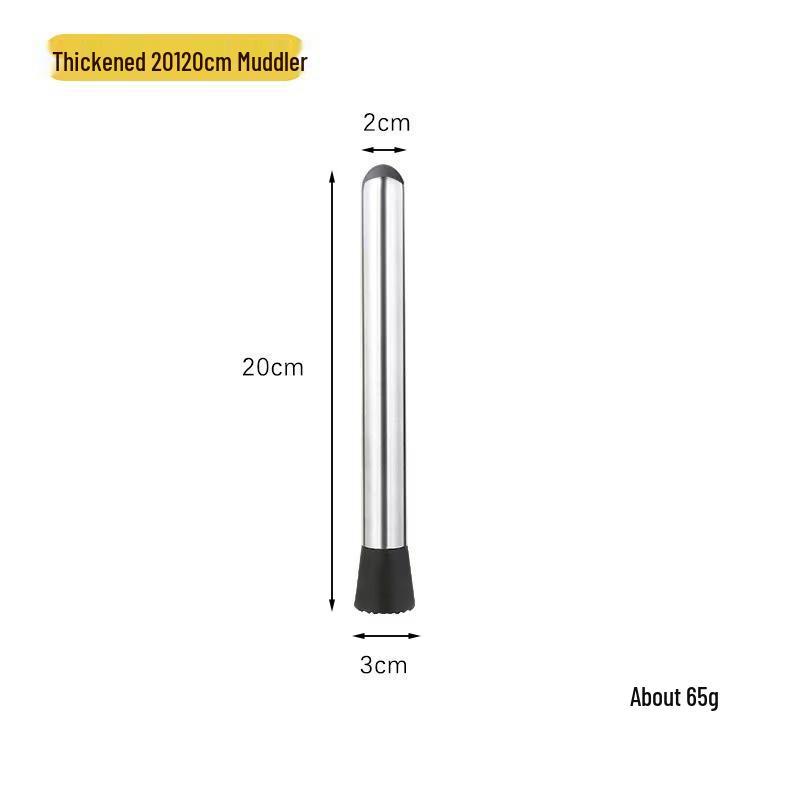 

Измельчитель льда и палочка для сока из нержавеющей стали для коктейлей