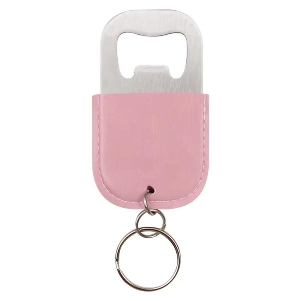 Wine Bottle Opening Fashionable Keyring Leather Kitchen Gadget Bottle Opener Keychain  Outdoor