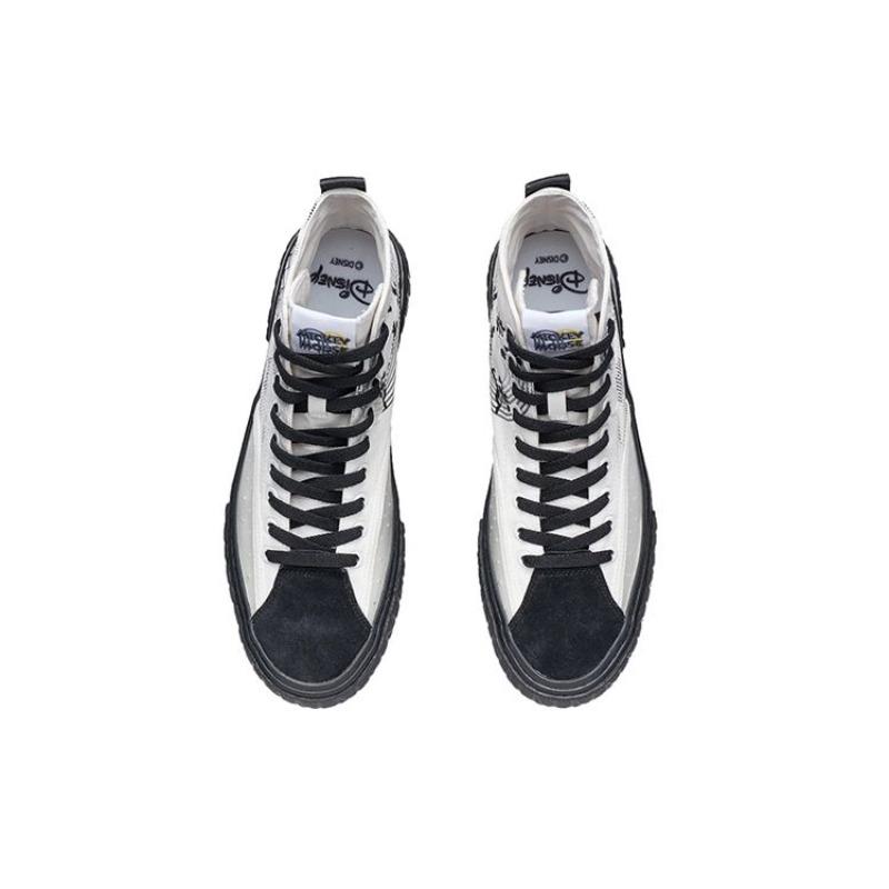 Disney X Li-Ning Mens High Top Skate Shoes Phantom Black AGCR179-5
