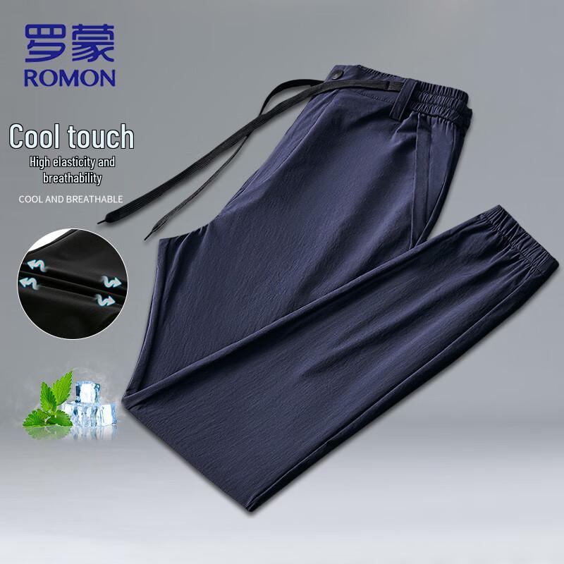 

ROMON Men s Ice Silk Casual Quick-Dry Pants M