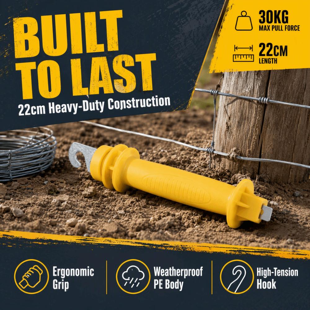 Insulated Electric Fence Gate Handle PE Gate Grip Bar Electric Fence Handle Livestock Fence