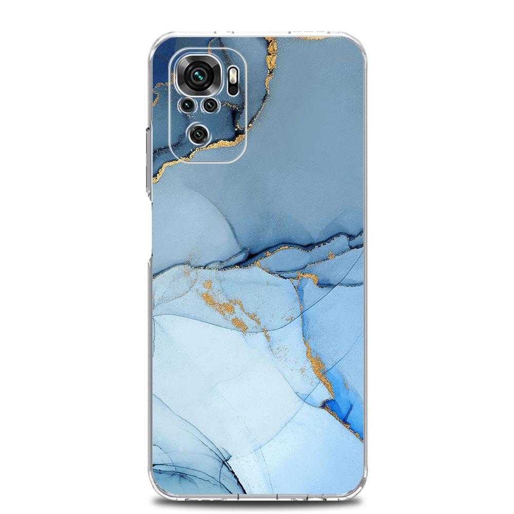 Marble Phone Case For Xiaomi Redmi Note 13 12 5G 9S 9 8 10 11 Pro Plus 4G 9T 13C 12C10C 9C 9A 7 Clear Cover