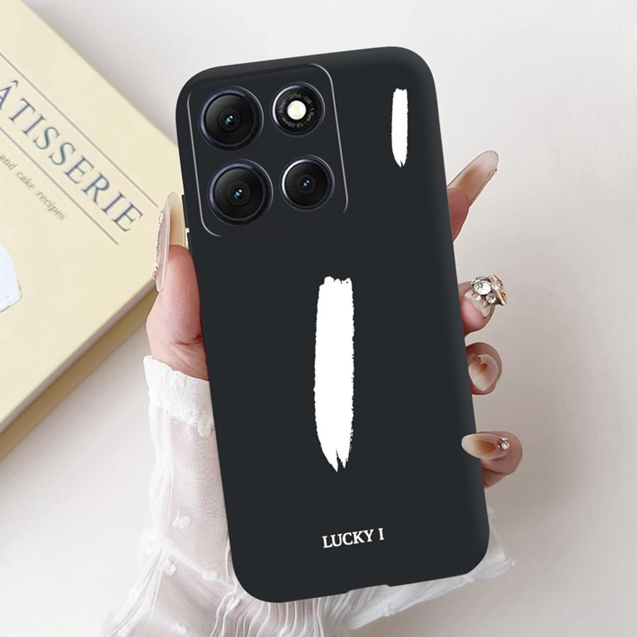 For Motorola Moto G86 Power Case Cover For MotoG86 G 86 Power Case Letter Painted Shockproof Soft Silicon Phone Cases Back Cover