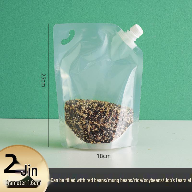 Large Spout Bag for Coarse Grains and Beverages