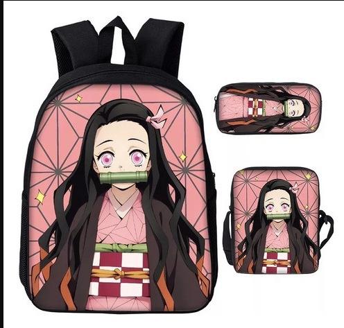 Backpack 17-Inch Student Schoolbag Set 3D Digital Printing Schoolbag To Make