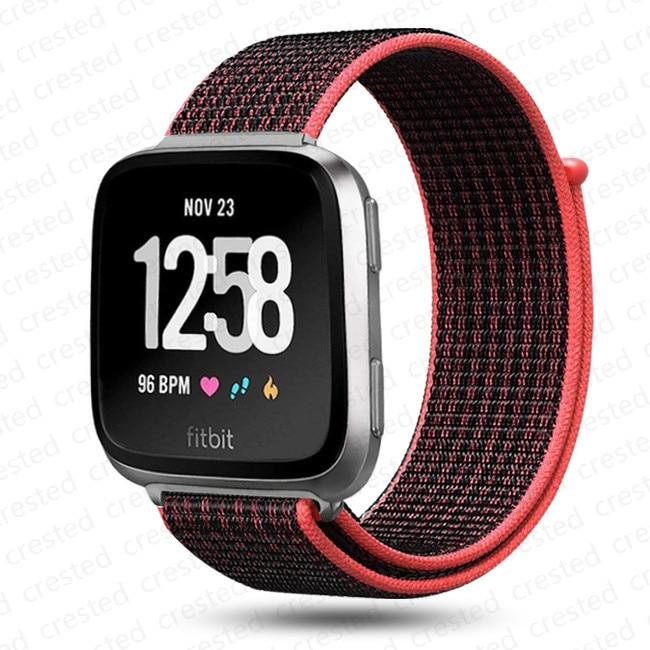 Nylon Loop Strap for Fitbit Versa 4 3 band Smart watch replacment Soft Breathable Sport belt Correa Bracelet Fitbit Sense 2 band
