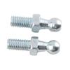 Acouto M8 Ball Stud Mounting 2pcs Car Iron Ball Stud Bolts M8 for Gas Struts Ball Ended Bonnet