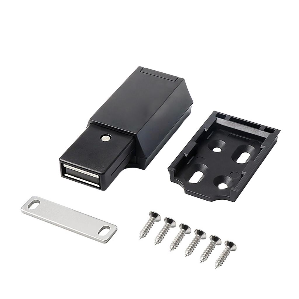 Sturdy ABS Portable Magnetic Push To Open Cabinet Hardwares Accessory for Hide Door and Drawers In Elegant Color