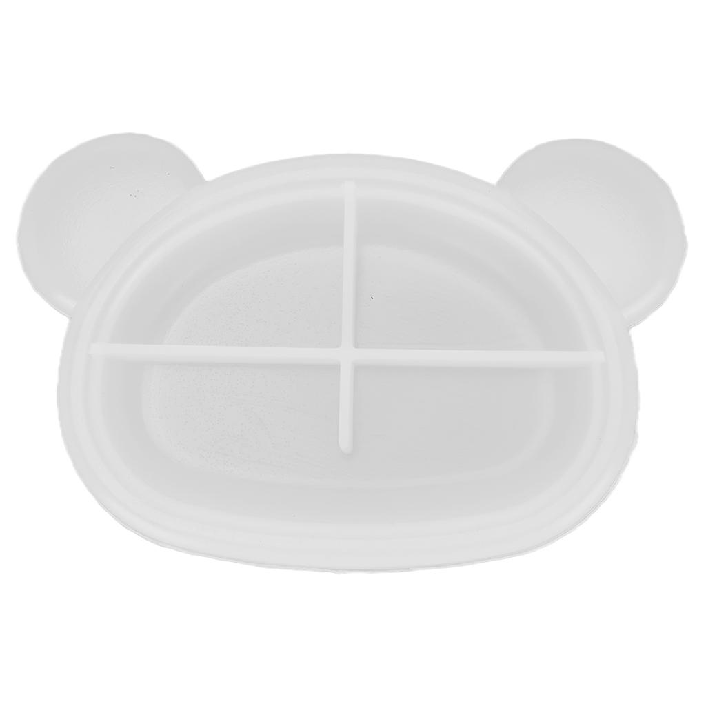 Bear Head Tray Resin Molds Irregular Storage Silicone Molds for DIY Soap Dish Home Decoration