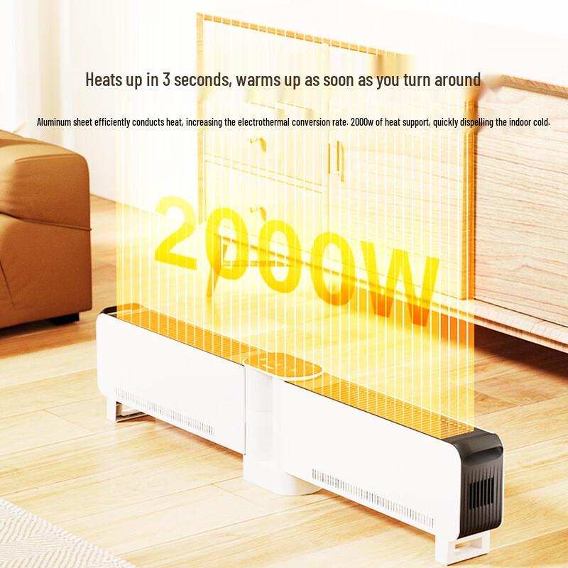 Gree 180° Foldable Mobile Floor Heater