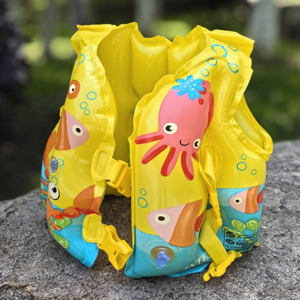 Not Falling Off Baby Swimming Jackets Anti Rollover Swimming Vest Child Buoyancy Vest  Water Play