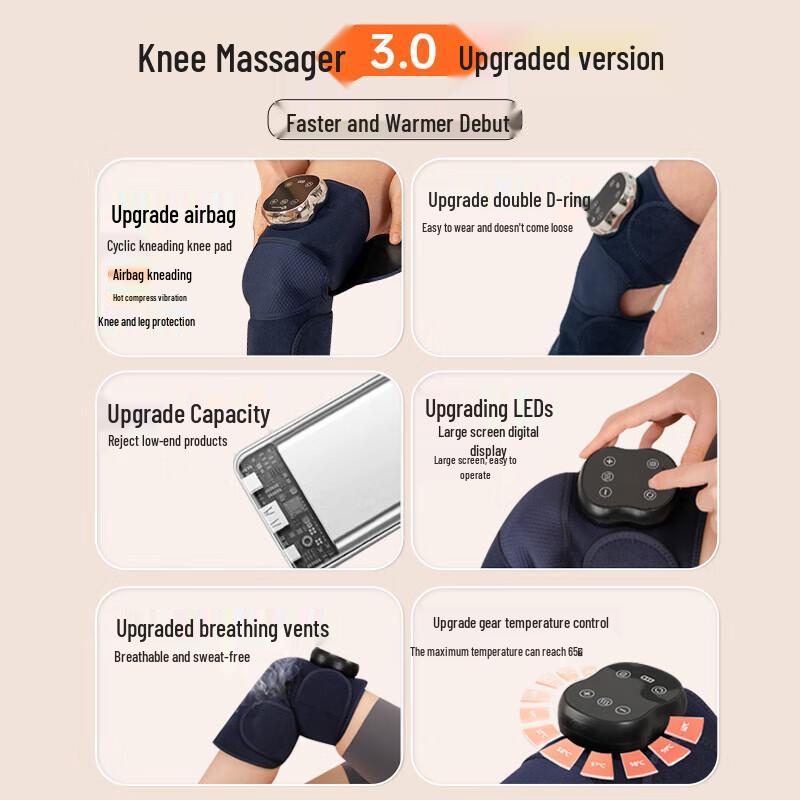 WayourCare Heating Knee and Leg Massager CN plug (adapter included)
