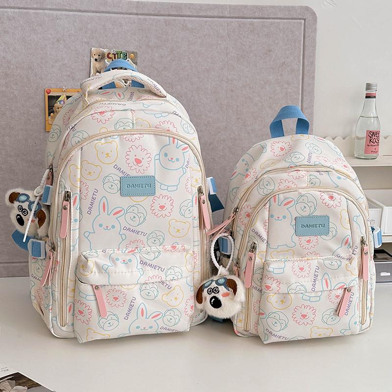 Graffiti Print Backpack Women's Backpack Large Capacity Student Schoolbag