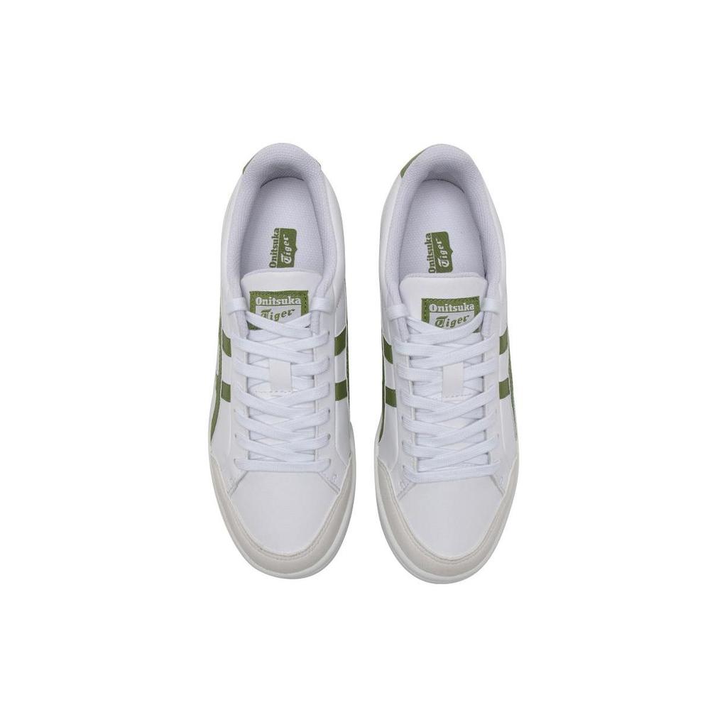 Onitsuka Tiger Advanti Comfortable Versatile Non-Slip Durable Low-Top Skate Shoes Unisex sneaker White Green 1183A506-114
