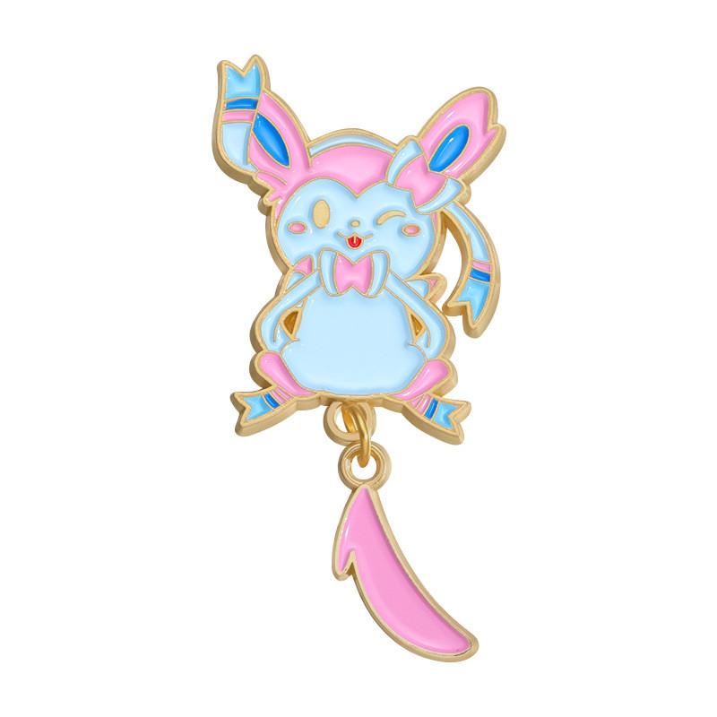 Eyecatching Pet Cute Cartoon Brooch In Alloy With Colorful Finish For Expression Personal