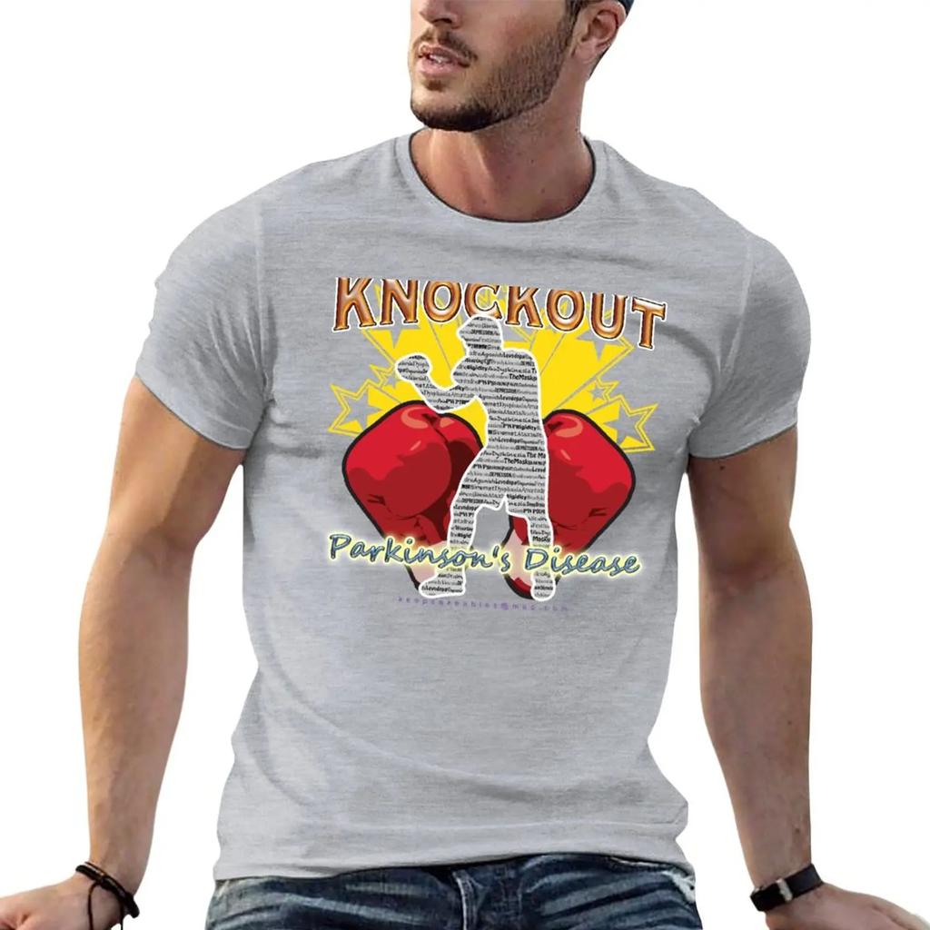Parkinsons KO PD Boxer T-Shirt anime clothes Tee shirt cute clothes tees clothing