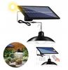Solar-LED-Kronleuchter, Solar-Deckenleuchte, Dämmerungssensor