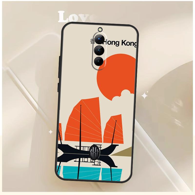 

London Roma New York Countries Art Case For ZTE Nubia Red Magic 6 7 6S 7S 8S 9S 10S Pro For RedMagic 10 8 9 11 Pro Plus Cover RedMagic 10 Pro Plus