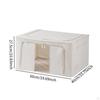 Clothes Storage Bag Blanket Travel Bin Lightweight Foldable Closet Organizer