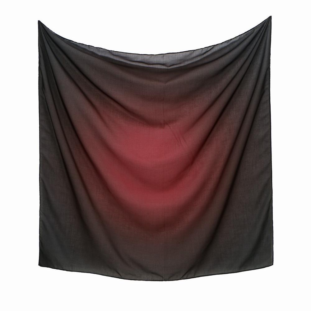 110 x 110 cm Gradient Square Scarf Large Size Turban Headscarf Elegant Muslim Hijab Muslim Women
