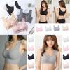 Seamless Plus Size Padded Sports Bra With Breathable Elastic And U Back Design