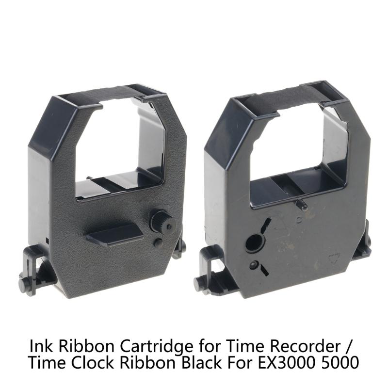 Farbbandkassette Schwarz für Amano EX3000 EX5000 EX6000 EX6200 EX9200 Stechuhren Zeitstempelband