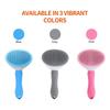 Automatic One-Click Pet Hair Removal Comb for Cats & Dogs