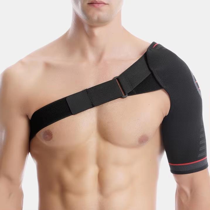 Adjustable Shoulder Wrap Shoulder Brace Wrap Compression Shoulder Brace Cuff Support One Size Fits