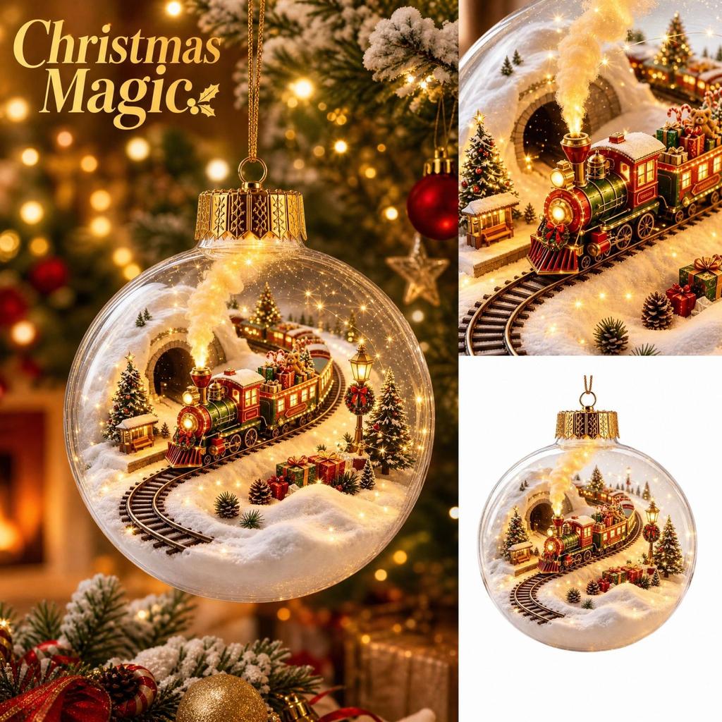 Christmas Tree Ornaments Set Clear Plastic Christmas Ball Decorations for Holiday Party Decor