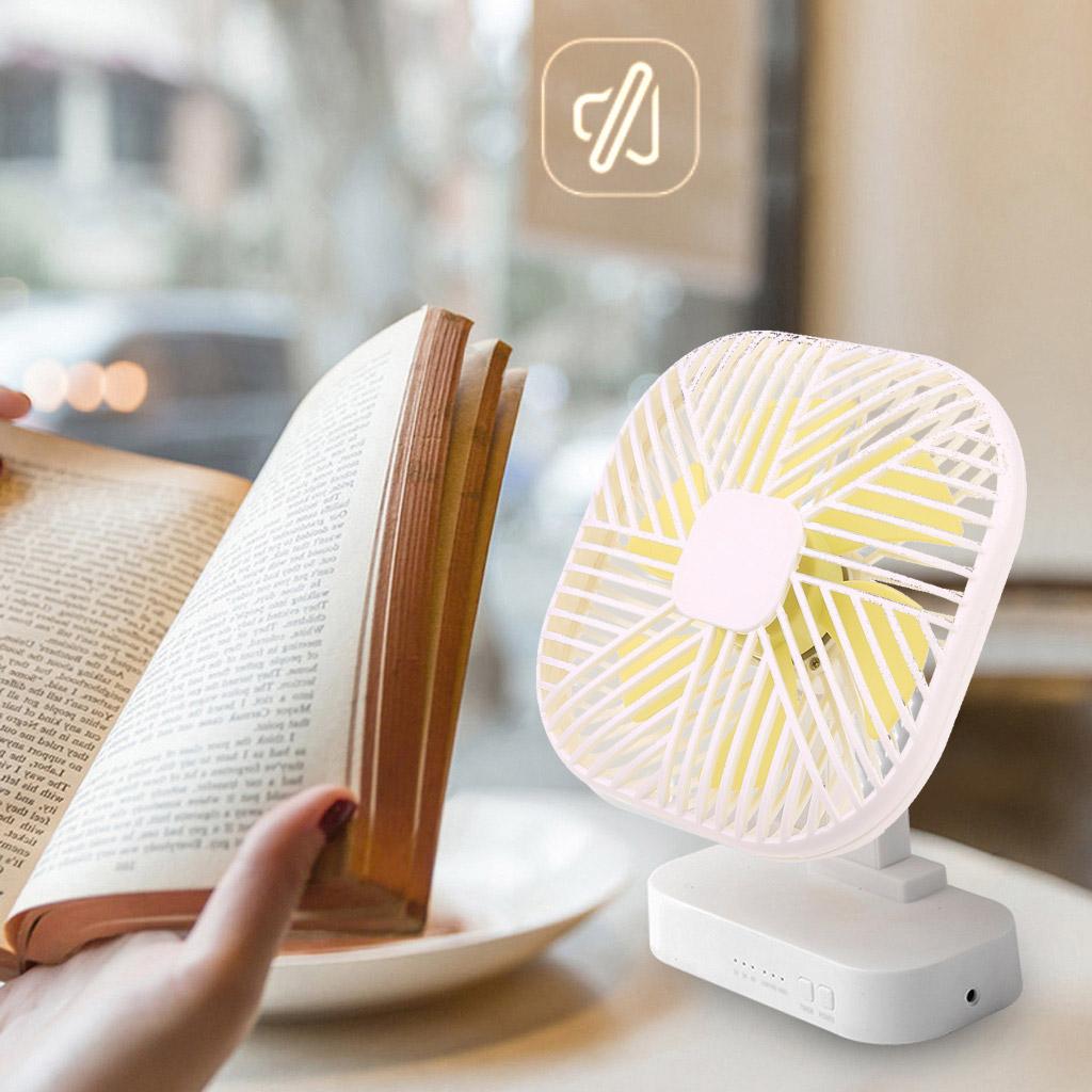 Universal Tabletop Mini Fan USB/battery Powered Desk Fan with 3 Speed Timing Function Camping Office Home Dorm Car Fans