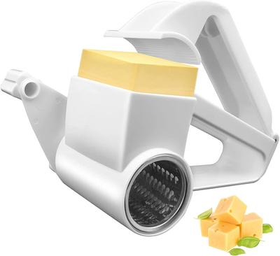 Leeseph Rotierende Käsereiben, manueller Handkäseschneider mit Edelstahltrommel, Handkurbel-Küchenwerkzeug für Schokolade