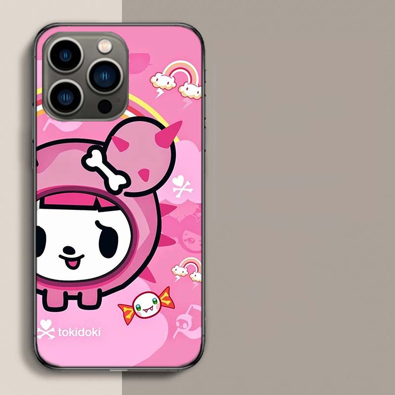 

Japan Cute T-Tokidokis Phone Case For Iphone 17 Air 15 Pro 14 Plus 16 Pro Max 17E 16E 12 13 Mini 11 Cover Cute Fundas iPhone 17 Pro