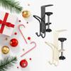 Double Purpose Fireplaces Hanger For Holiday Decorations Adjustable 0.5 8.5 Inch Mantles Holds 20lbs Without Damaging Front