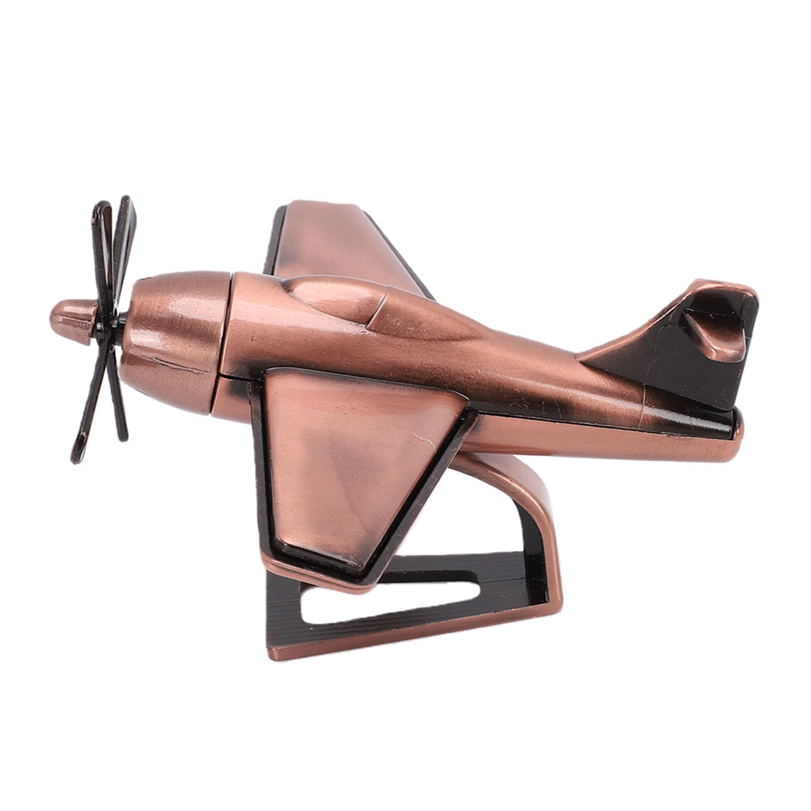 Vintage Propeller Airplane Model Alloy Fighter Aircraft Model Plane Replica Collectible for Home Decor