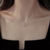 Elegant Five-Pointed Star Necklace for Women: Niche Design, Hollow Pendant, Simple Clavicle Chain, Versatile Accessory