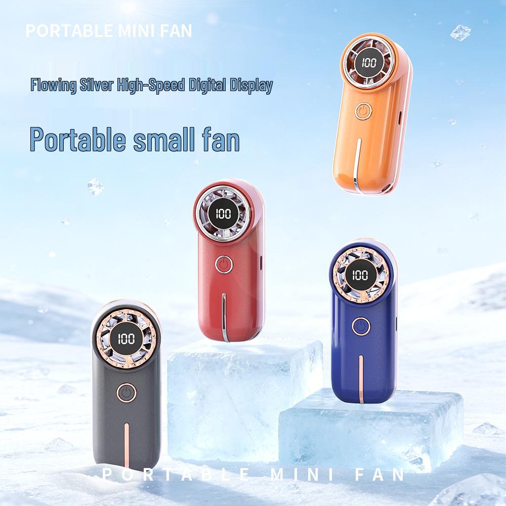 

Compact High-Speed USB Rechargeable Digital Display Handheld Fan for Strong Summer Breeze Factory/Wholesale/Export