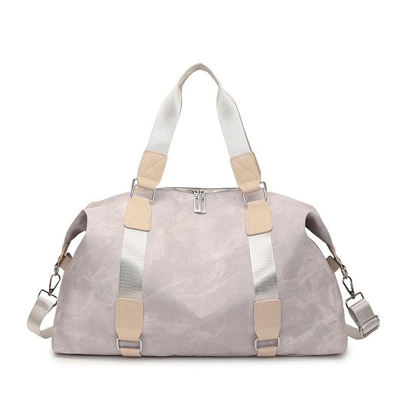 

New large-capacity portable travel bag, Korean-style casual yoga sports fitness swimming crossbody bag бежевий