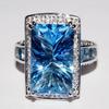 Solid 100 % 925 Sterling Sølv Opprinnelse Sapphire Gemstone Ring For Kvinner Menn Bryllupsbånd Anillos De Sapphire Silver 925 Smykker