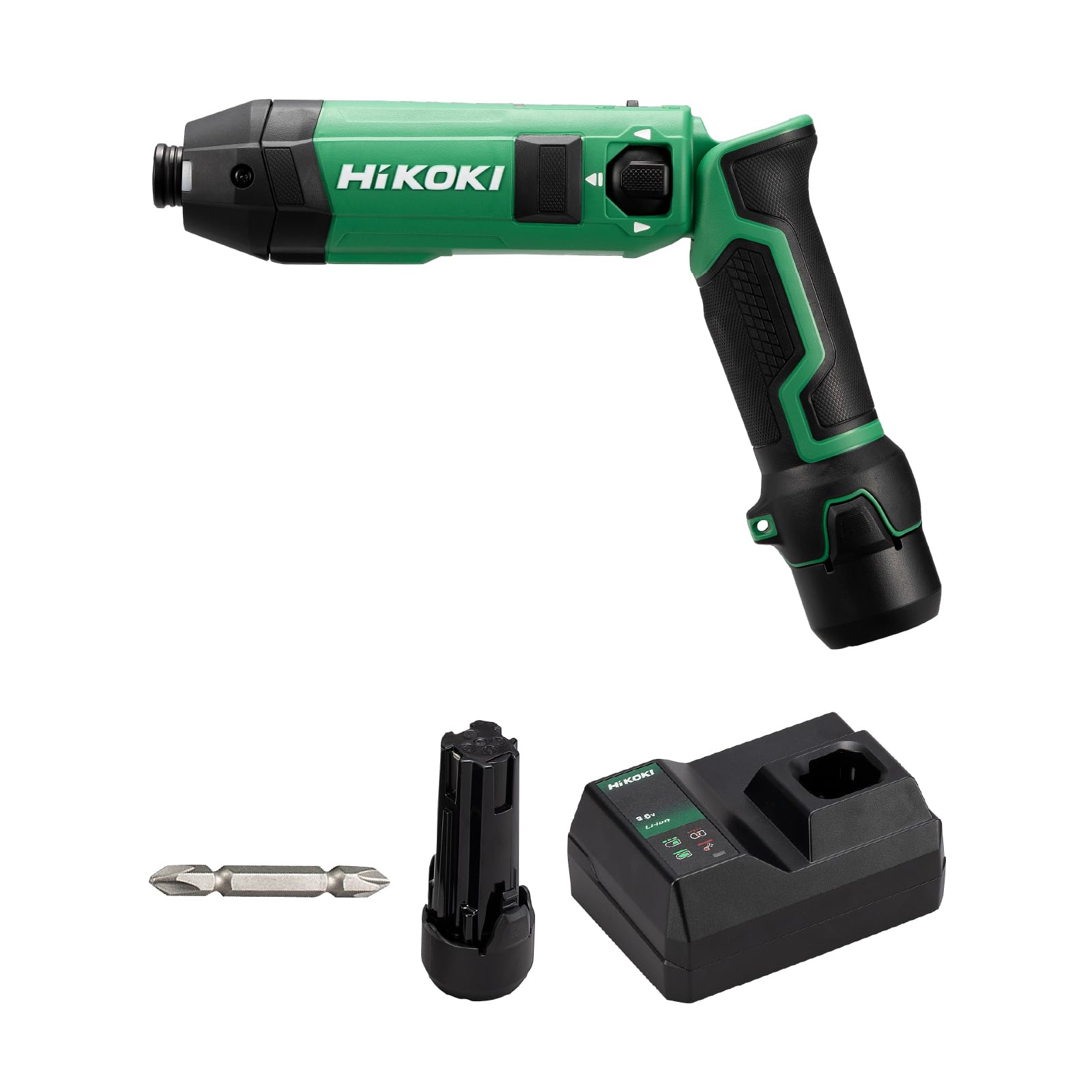 

HiKOKI Cordless Impact Driver WH3DA with Slow Includes 2 Batteries and Charger 3.6V Mode, (WH3DA(2JS))
