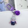 Cartoon Animal Resin Keychain Pendant - Cute Anime Accessories for Couples & Backpacks