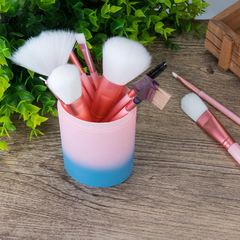 12 Makeup Brushes, Cylinder Gradual Change Beauty Makeup Tools Makeup Brush Set Beauty